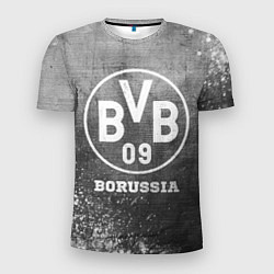Футболка спортивная мужская Borussia - grey gradient, цвет: 3D-принт