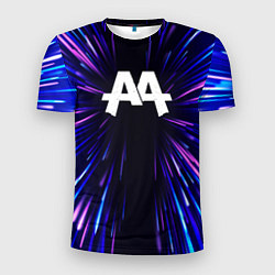 Футболка спортивная мужская Asking Alexandria neon energy, цвет: 3D-принт