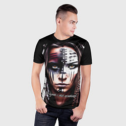 Футболка спортивная мужская Все дуреют с этой косметики, цвет: 3D-принт — фото 2