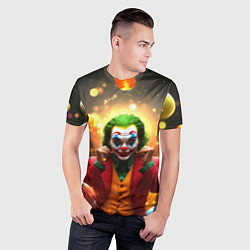 Футболка спортивная мужская Джокер в шариках, цвет: 3D-принт — фото 2