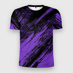 Футболка спортивная мужская The color is purple and black, цвет: 3D-принт
