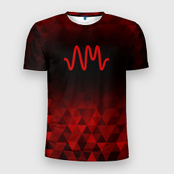 Футболка спортивная мужская Arctic Monkeys red poly, цвет: 3D-принт