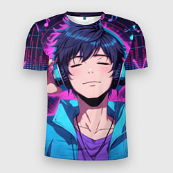 Мужская спорт-футболка Любитель музыки