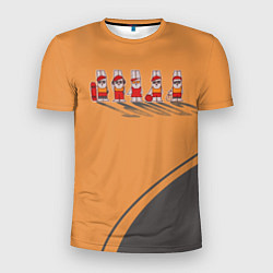 Мужская спорт-футболка Пять спортивных кроликов