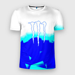 Мужская спорт-футболка Monster energy abstraction