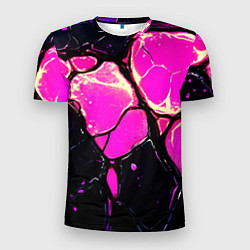 Футболка спортивная мужская Розовые пятна в текстуре, цвет: 3D-принт