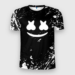 Мужская спорт-футболка Marshmello брызги красок