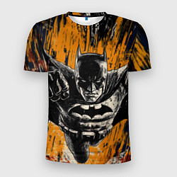 Футболка спортивная мужская Бэтмен супергерой, цвет: 3D-принт