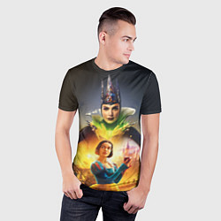 Футболка спортивная мужская Белоснежка и Мачеха, цвет: 3D-принт — фото 2