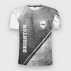 Футболка спортивная мужская Brighton - grey gradient вертикально, цвет: 3D-принт