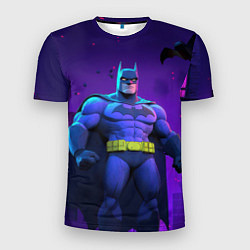 Мужская спорт-футболка Бэтмен объемная модель