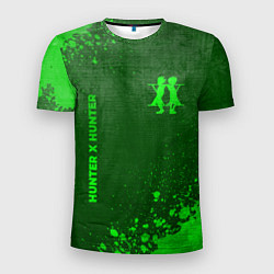 Футболка спортивная мужская Hunter x Hunter - green gradient вертикально, цвет: 3D-принт