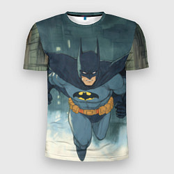 Мужская спорт-футболка Бэтмен старый стиль
