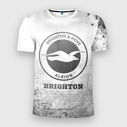 Футболка спортивная мужская Brighton - white gradient, цвет: 3D-принт