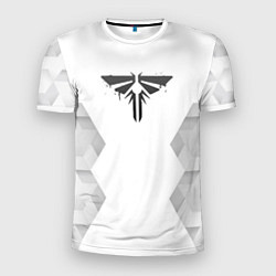 Футболка спортивная мужская The Last Of Us white poly, цвет: 3D-принт