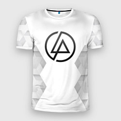 Мужская спорт-футболка Linkin Park white poly