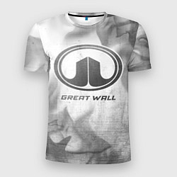 Футболка спортивная мужская Great Wall - white gradient, цвет: 3D-принт