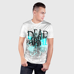 Футболка спортивная мужская Dead by april краски, цвет: 3D-принт — фото 2
