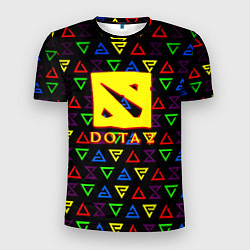 Футболка спортивная мужская Dota pattern witcher, цвет: 3D-принт