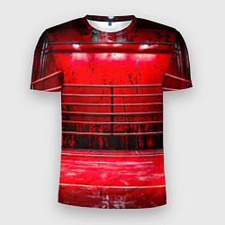 Футболка спортивная мужская Красный ринг, цвет: 3D-принт