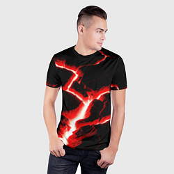 Футболка спортивная мужская The rift, цвет: 3D-принт — фото 2
