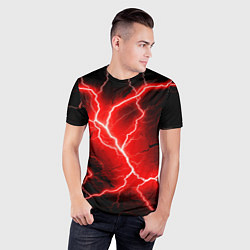 Футболка спортивная мужская Lightning, цвет: 3D-принт — фото 2