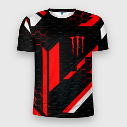 Футболка спортивная мужская Monster energy sport geometry, цвет: 3D-принт