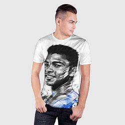 Футболка спортивная мужская Мухаммед Али улыбка, цвет: 3D-принт — фото 2