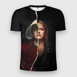 Футболка спортивная мужская Джун Осборн - Рассказ служанки, цвет: 3D-принт