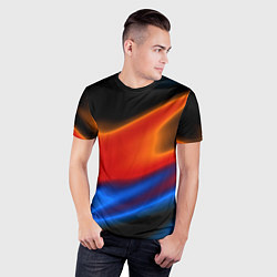 Футболка спортивная мужская Multicoloured, цвет: 3D-принт — фото 2
