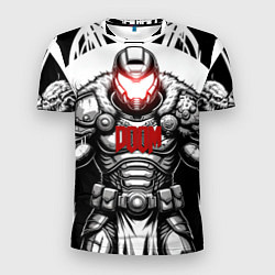 Футболка спортивная мужская Doom dark ages doom guy, цвет: 3D-принт