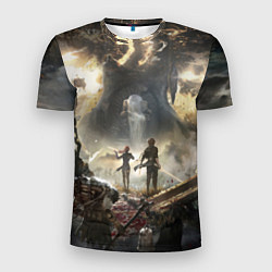 Футболка спортивная мужская Экспедиция Clair Obscur expedition 33, цвет: 3D-принт