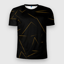 Мужская спорт-футболка Color yellow line