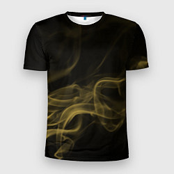 Мужская спорт-футболка Color smoke yellow