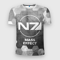 Футболка спортивная мужская Mass Effect - grey gradient, цвет: 3D-принт