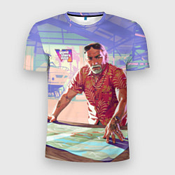 Мужская спорт-футболка GTA 6 Брайан Хедер