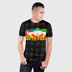 Футболка спортивная мужская Друзья южного парка, цвет: 3D-принт — фото 2