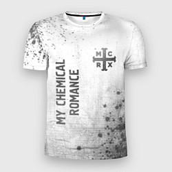 Футболка спортивная мужская My Chemical Romance - white gradient вертикально, цвет: 3D-принт