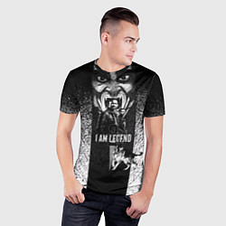 Футболка спортивная мужская Я легенда 2, цвет: 3D-принт — фото 2
