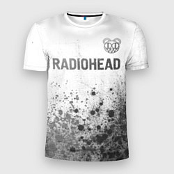 Футболка спортивная мужская Radiohead - white gradient посередине, цвет: 3D-принт