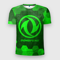 Мужская спорт-футболка Dongfeng - green gradient