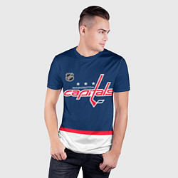 Футболка спортивная мужская Washington Capitals hockey team, цвет: 3D-принт — фото 2