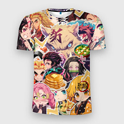 Мужская спорт-футболка Demon Slayer Blade Favorite Food