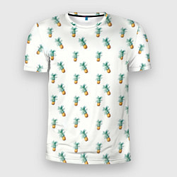 Мужская спорт-футболка Летние мотивы ананас