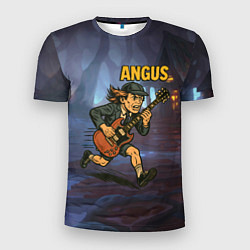 Футболка спортивная мужская Ангус Янг ACDC, цвет: 3D-принт