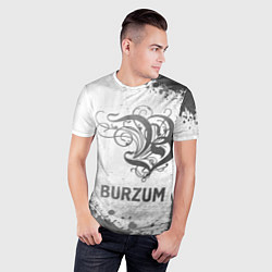 Футболка спортивная мужская Burzum - white gradient, цвет: 3D-принт — фото 2
