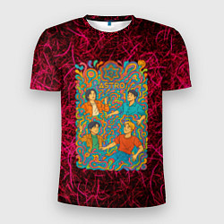 Мужская спорт-футболка Astro в стиле психоделики
