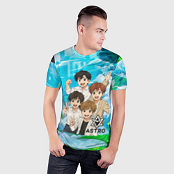 Футболка спортивная мужская Astro в аниме стиле, цвет: 3D-принт — фото 2