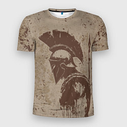 Футболка спортивная мужская Спарта, цвет: 3D-принт
