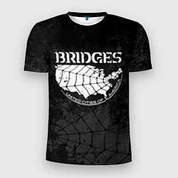 Футболка спортивная мужская Bridges company, цвет: 3D-принт